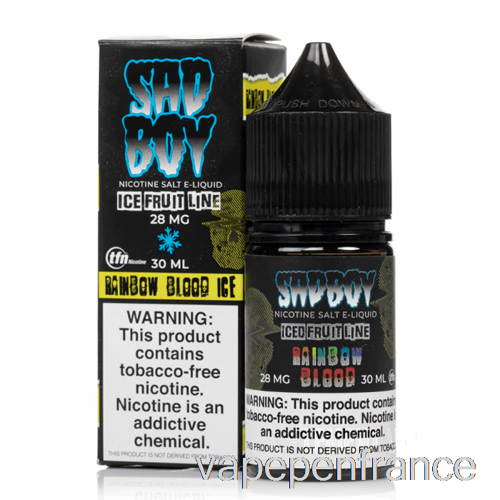 Sang Arc-en-ciel Glacé - Sels De Sadboy - Stylo Vape 30 Ml 48 Mg